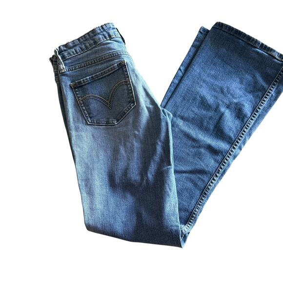 Levi’s 517 Superlow Bootcut Jeans Medium Wash Low Rise Y2K Denim Women’s 28 - Picture 13 of 14